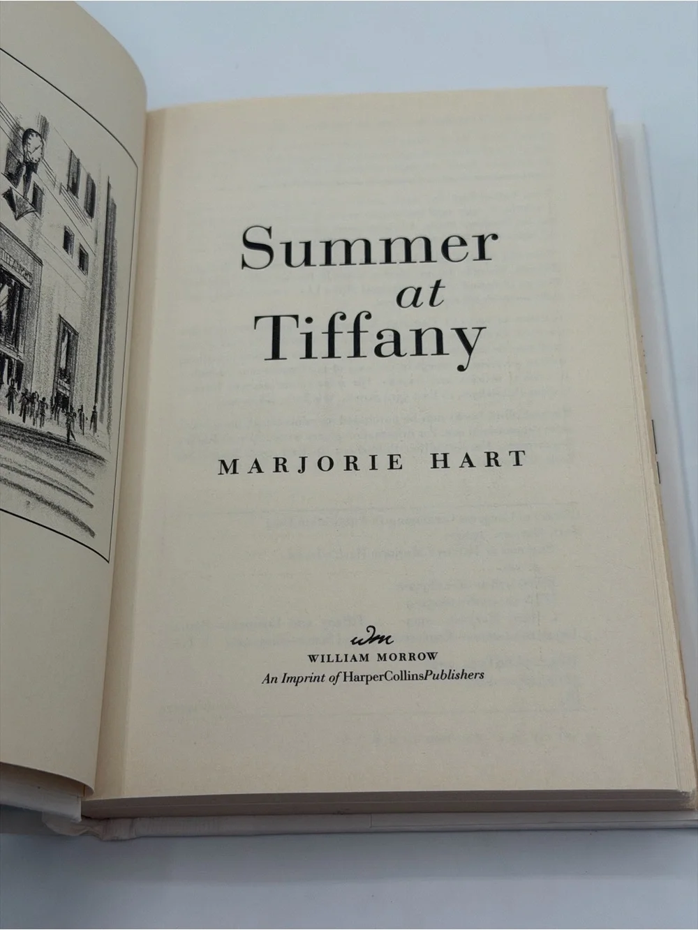 Summer at Tiffany by Marjorie Hart (2007, Hardcover Book)
